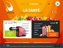 Tablet Screenshot of eujuicers.fr